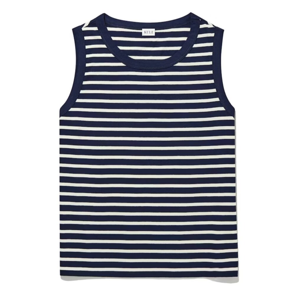 KULE The Tank in Navy/Cream